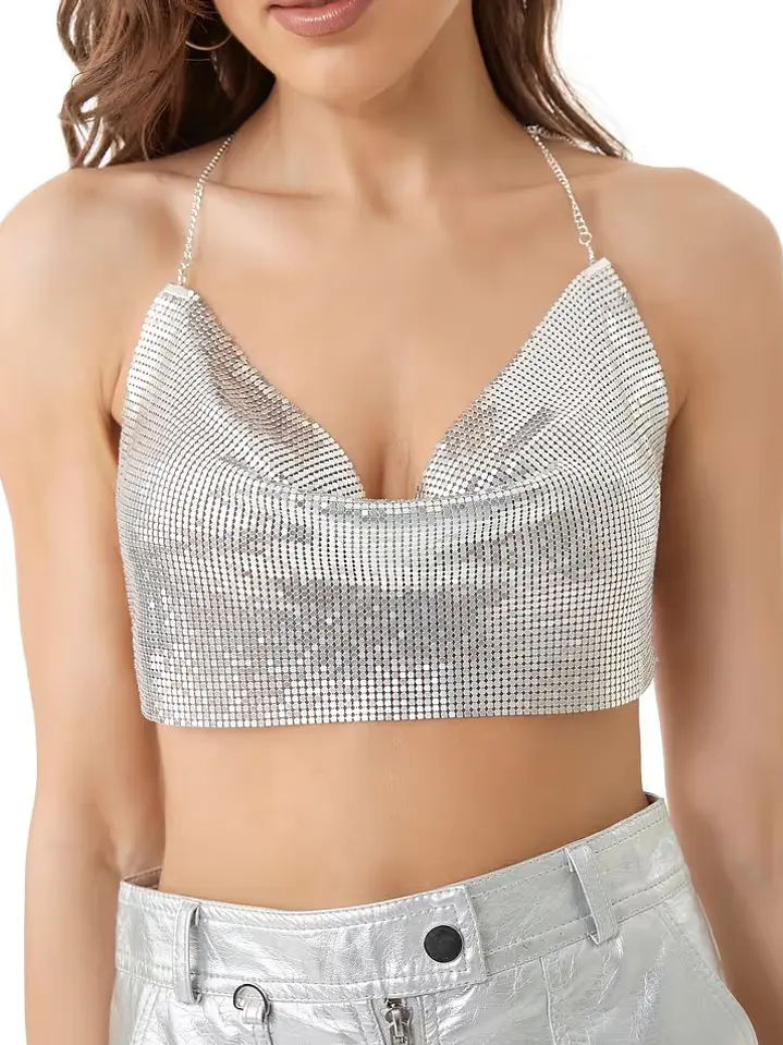 ANAIS FLEX MINI TOP METALICO TEJIDO PEDRERIA 5