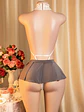 CONJUNTO JUEGO DE ROLES SEXI CON ENCAJE NATHY  - Miniatura 4