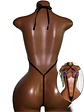 BODY DE TIRAS SEXY CON MARIPOSA LENTEJUELAS EN PECHO YARELI - Miniatura 3