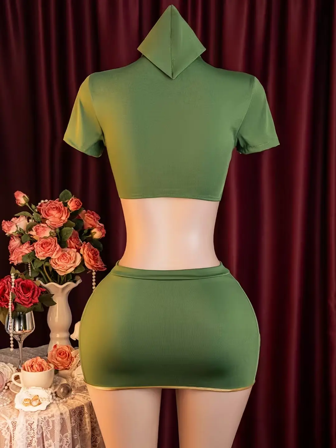  UNIFORME MILITAR SEDUCTORA JUEGO DE ROLES MILENA FLEX 6