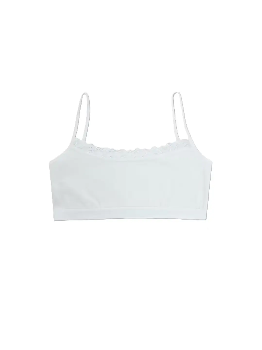 MICRO TOP DE TIRANTES CON ENCAJE EN EL PECHO DE DETALLE CORAZON LUNA 4