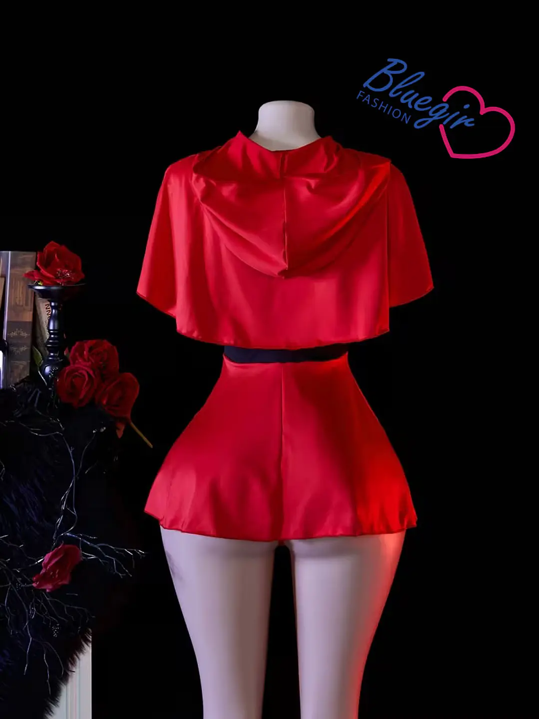 🔥 Disfraz Caperucita Roja Sexy conjunto cosplay Dulce y Atrevida Greta🍎 3