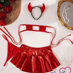 🔥 Diablesa Sexy: Un Look Atrevido y Seductor 