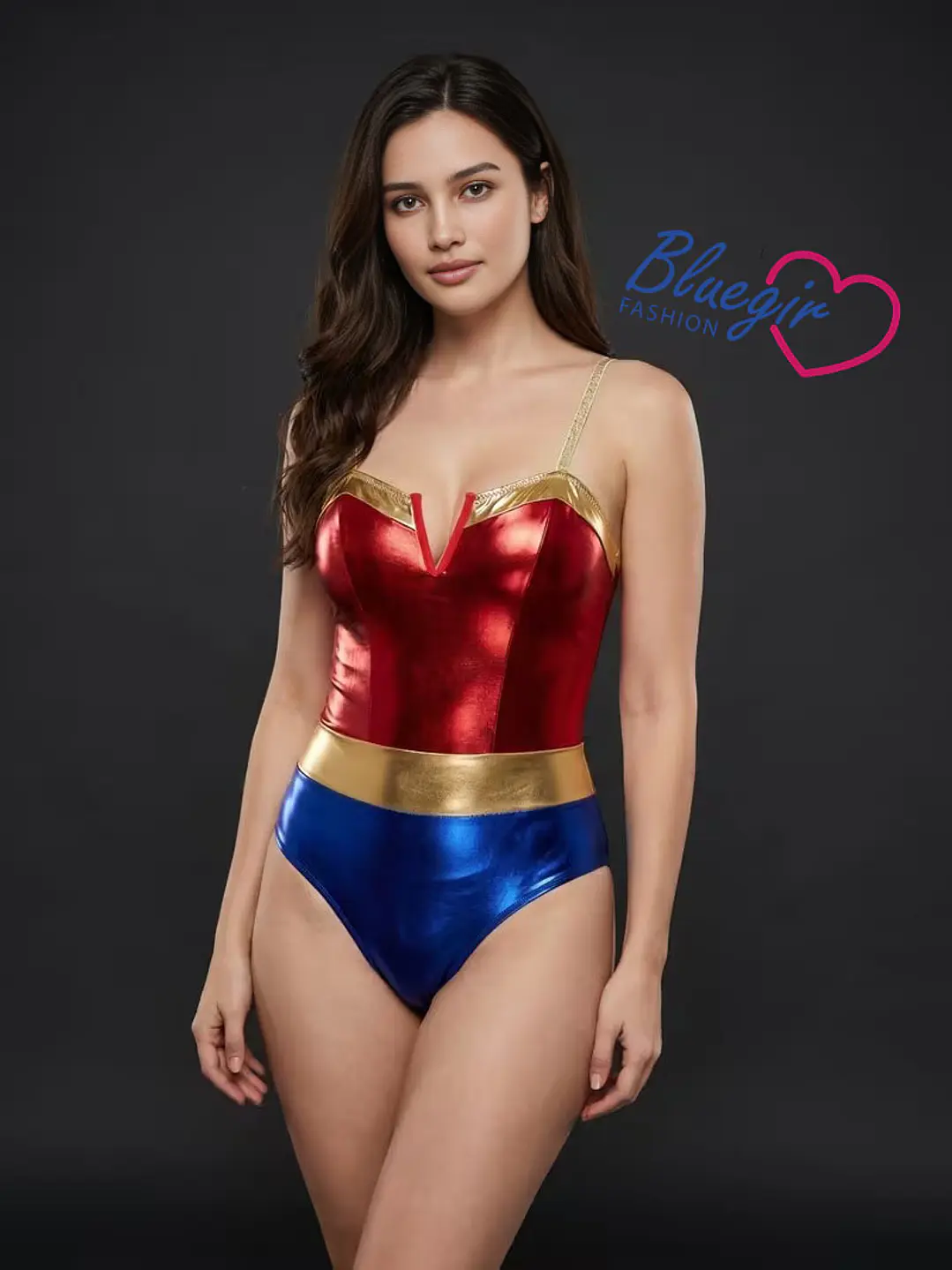 🦸‍♀️ BODY SEXY DE LA MUJER MARAVILLA  DISFRAZ WONDER WOMAN ❤️‍🔥 5