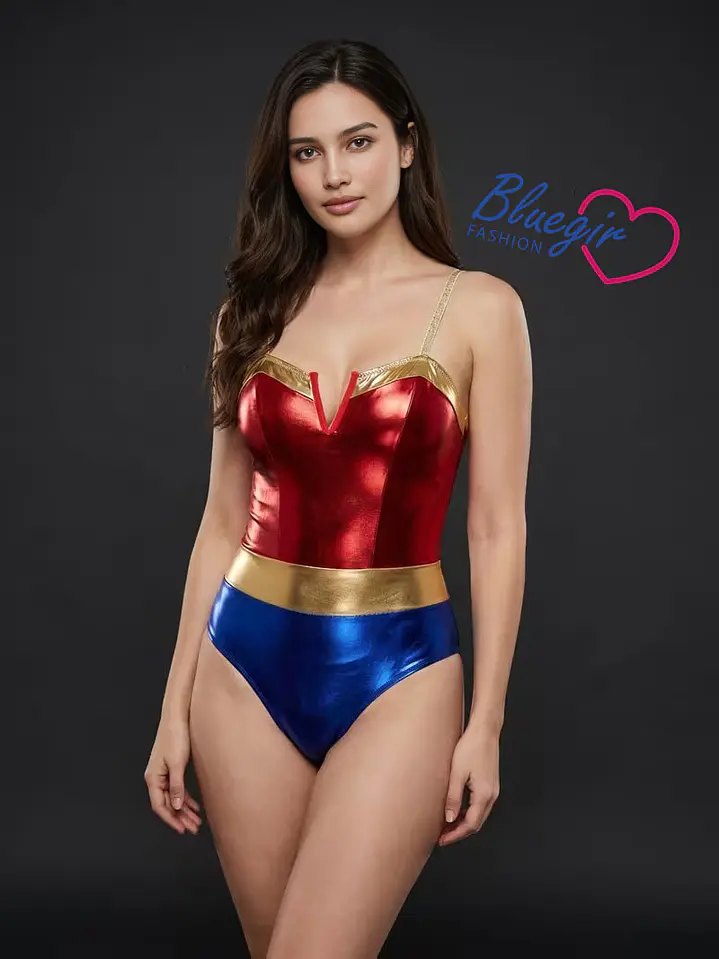 🦸‍♀️ BODY SEXY DE LA MUJER MARAVILLA  DISFRAZ WONDER WOMAN ❤️‍🔥 5