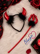 😈DUO DE ACCESORIOS DIABLITA TRIDENTE + DIADEMA 🔱 DEVIL - Miniatura 1