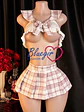 MINI COLEGIALA SEXY A CUADRITOS CUTE COSPLAY ALMA - Miniatura 1