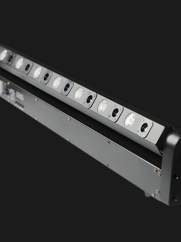 Barra láser LED RGBW de 8x8 cabezales móviles para DJ, proyector urbano y festivo 1