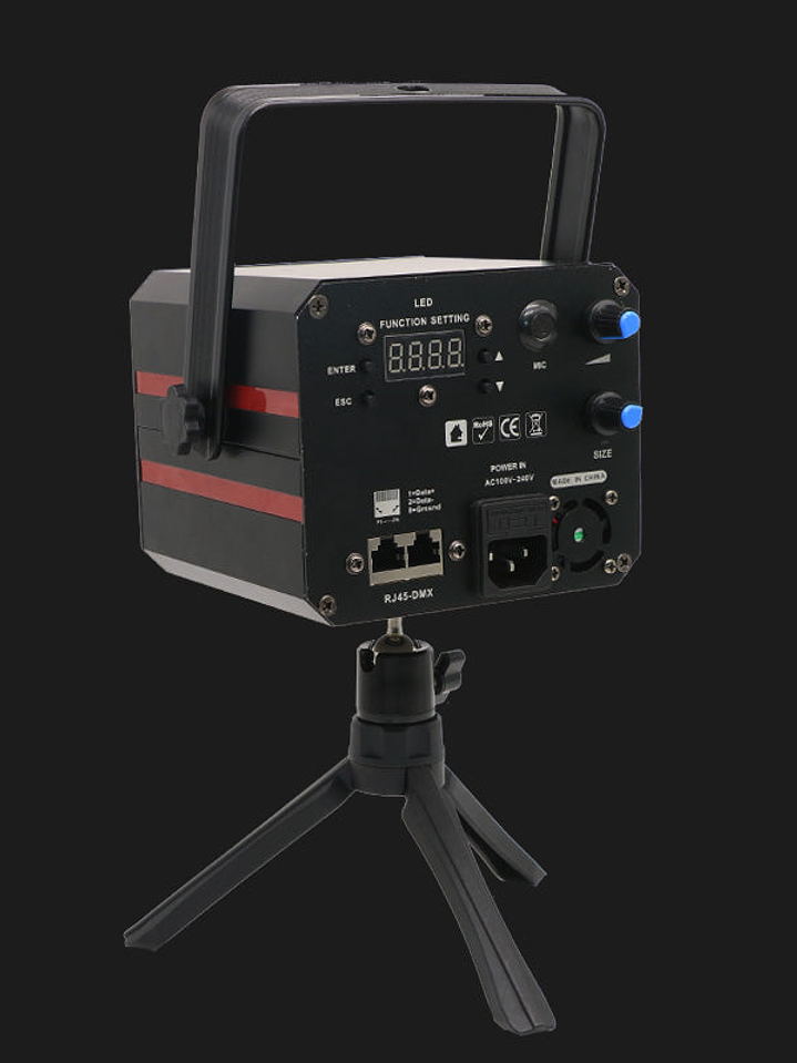 Mini espectáculo de luces láser Starshine A3 BlackCube DJ Control por aplicación 3