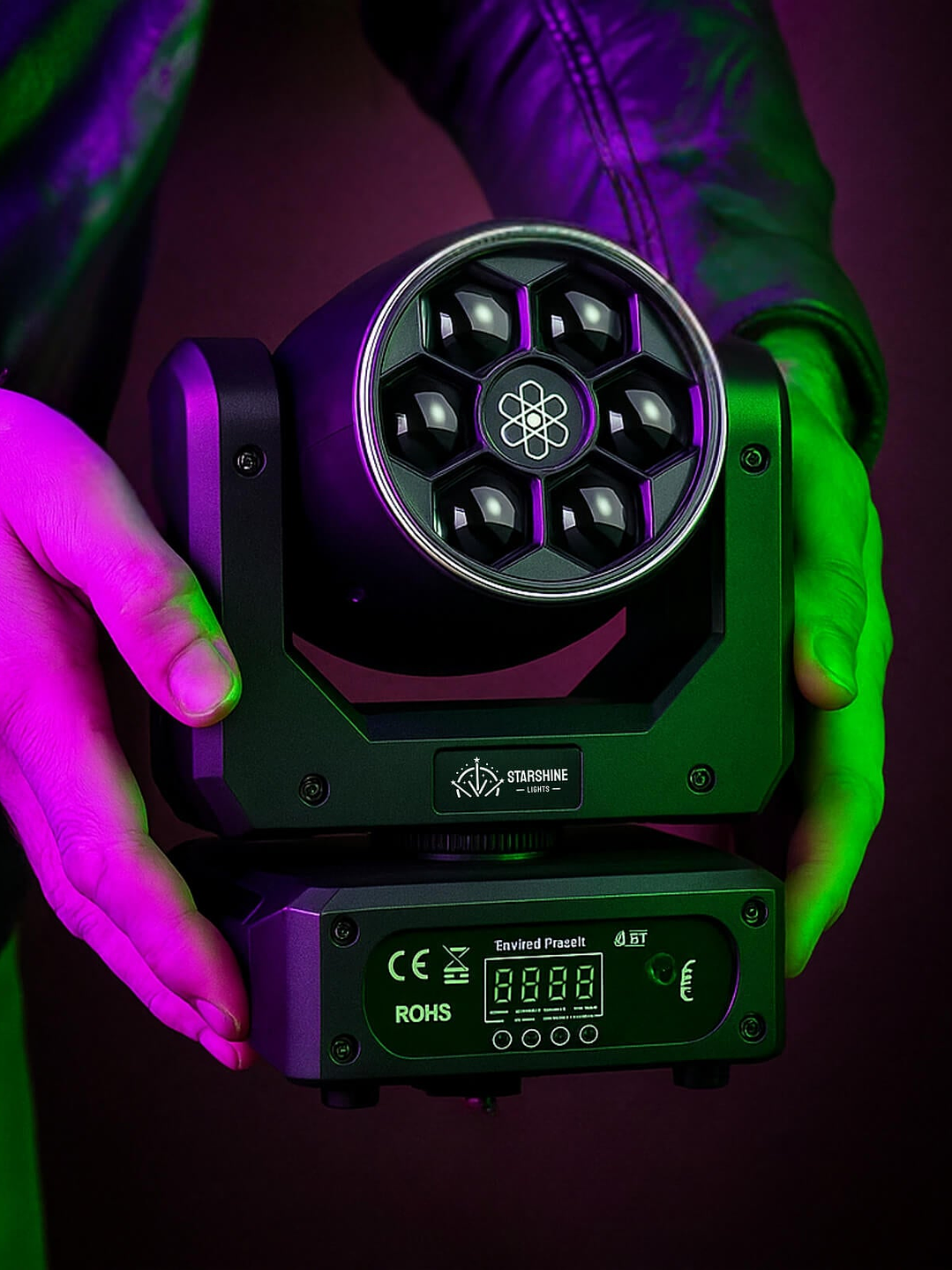 Cabezal móvil láser Bee Eye C7 de 120 W para fiestas 1