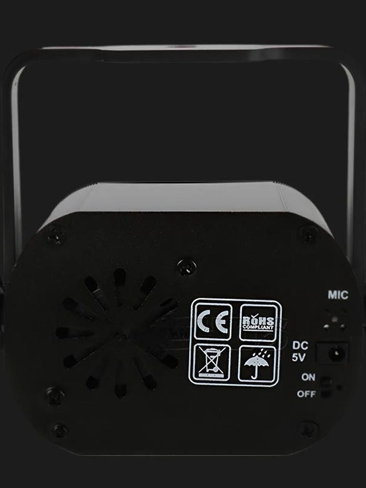 Luces láser navideñas recargables C3 con 60 patrones activados por sonido 3