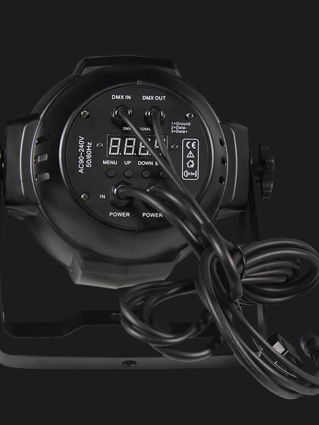 Foco LED PAR RGBW impermeable IP65 18x4 en 1 para exteriores, iluminación de escenario 2