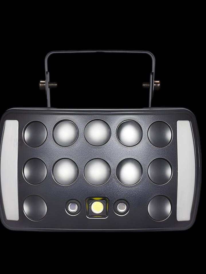 Proyector de bola de discoteca con luces láser para fiestas X1 4 en 1, 50 W, LED estroboscópico 3