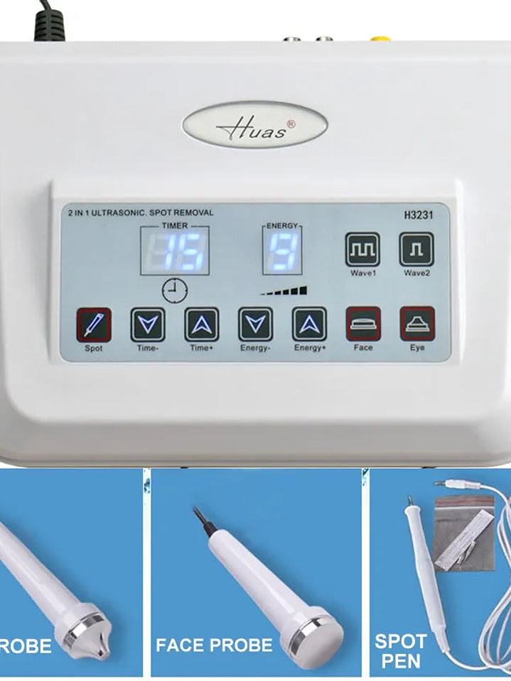 Máquina facial ultrasónica 3 en 1 con lápiz de plasma para pecas 2