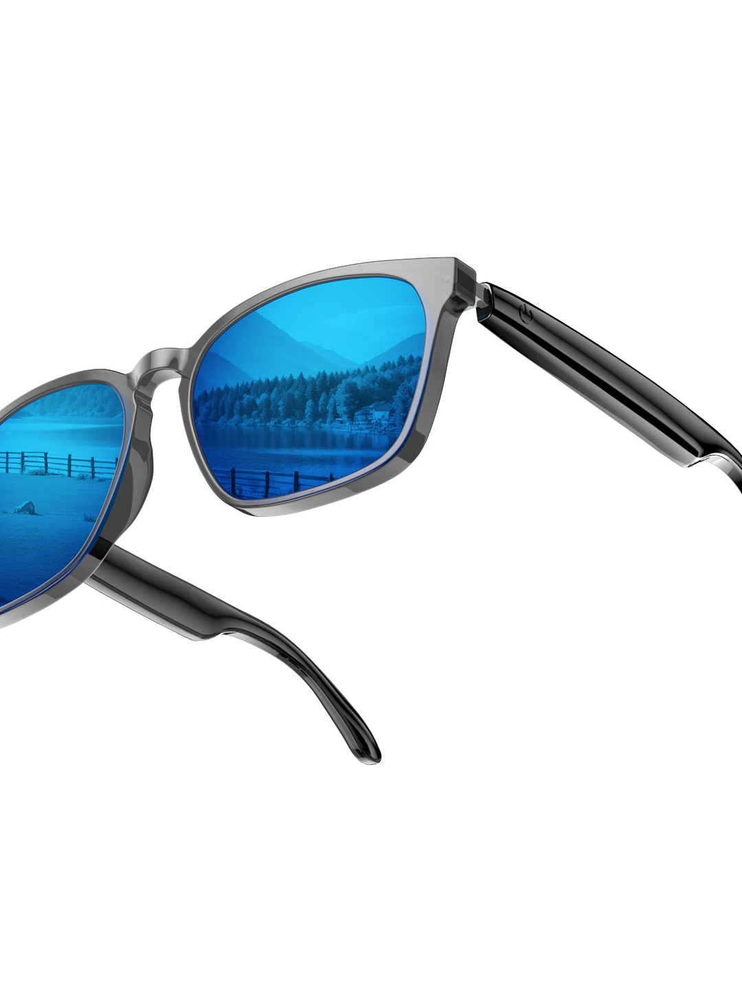 Gafas inteligentes con traducción de IA y Bluetooth para hombres y mujeres, con lentes transparentes que cambian de color en 140 idiomas y altavoz. 9