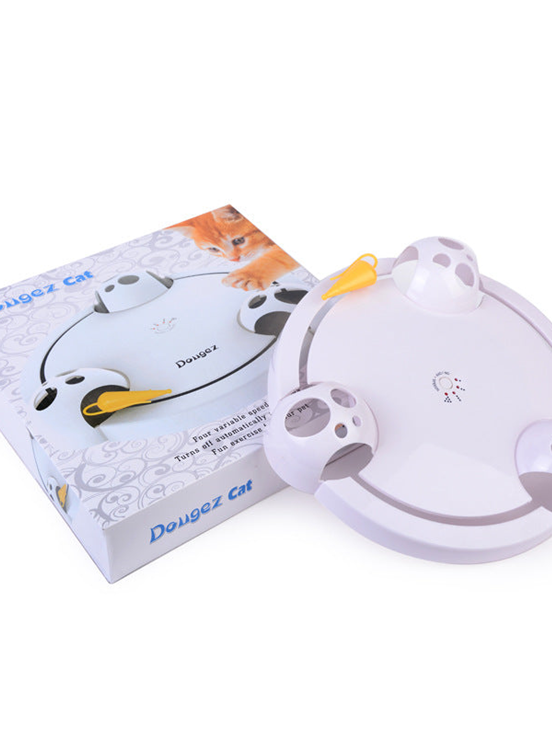 Rueda eléctrica de juguete para gatos 2