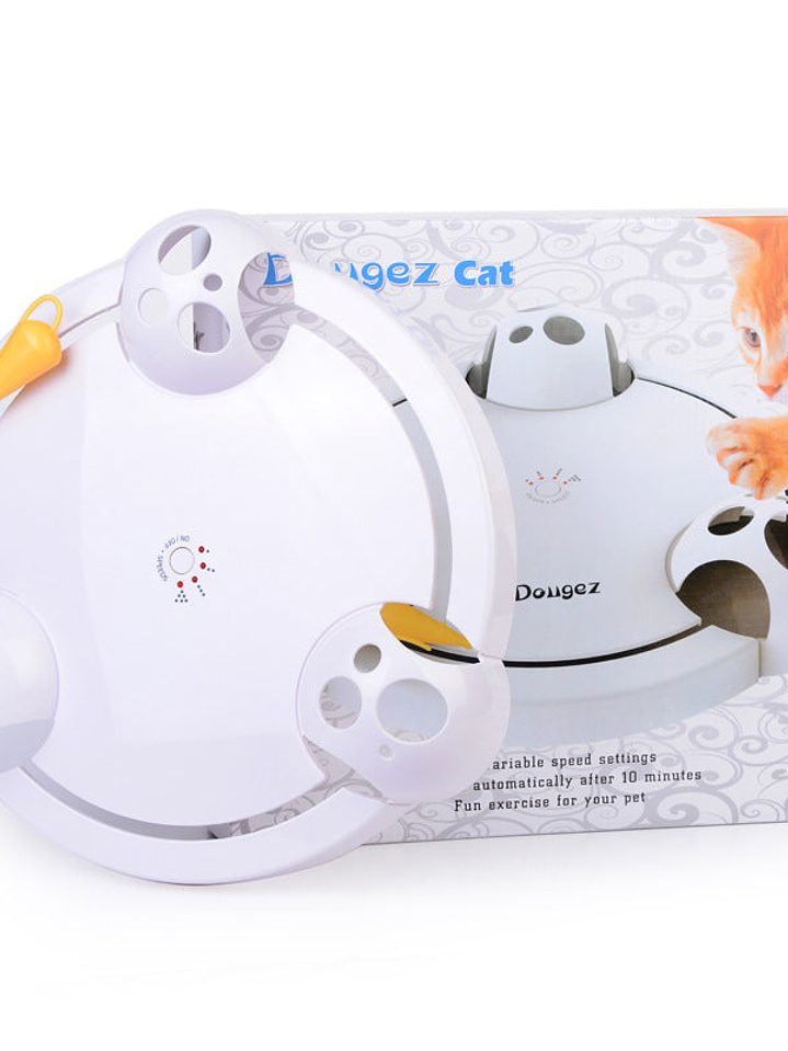 Rueda eléctrica de juguete para gatos 4