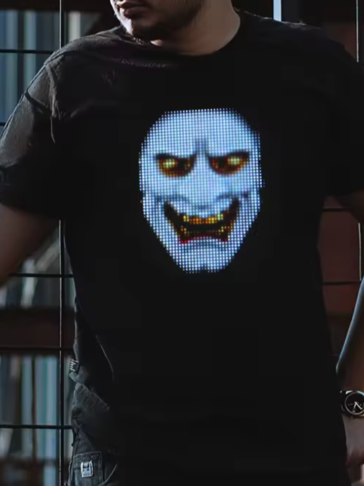 Camiseta con pantalla LED 2