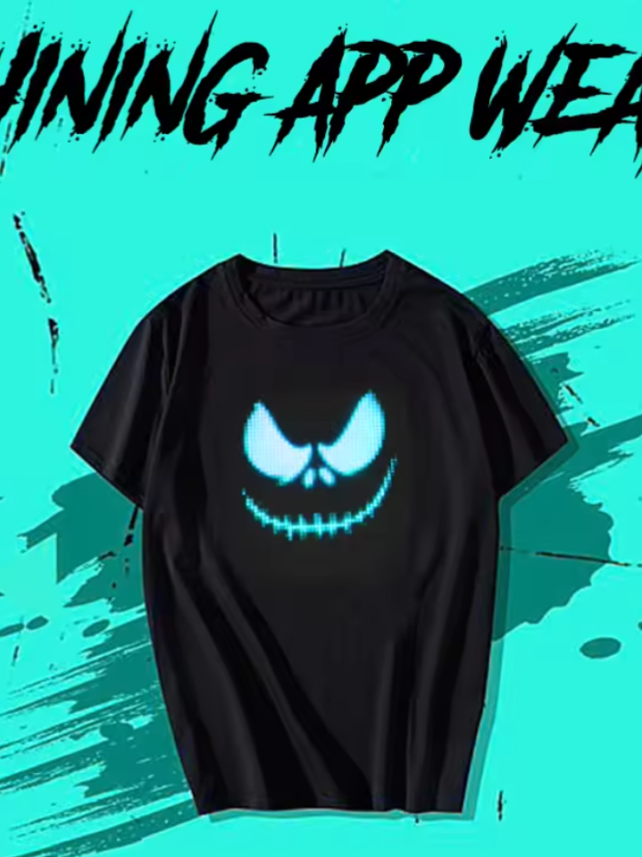 Camiseta con pantalla LED 1