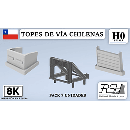 Set de tres topes Chilenas,  RSH