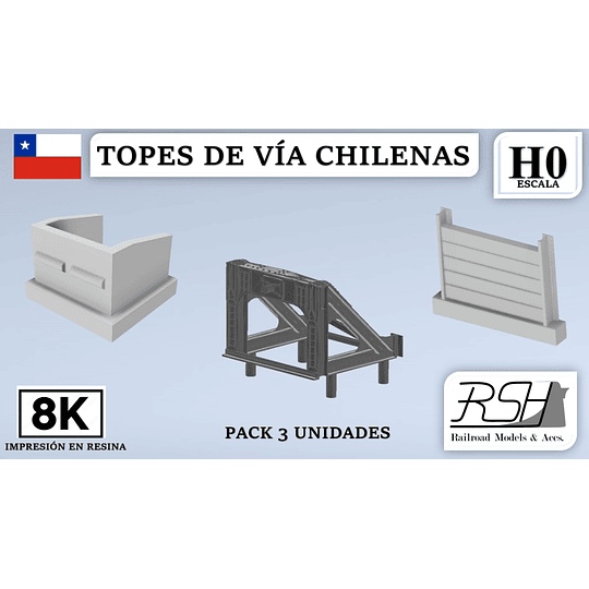 Set de tres topes Chilenas,  RSH