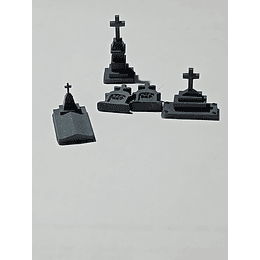 Set de 5 tumbas en HO