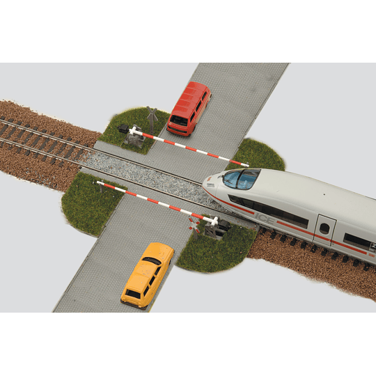 Cruce ferrovario escala HO, Piko 55725