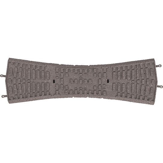 balasto para desvio cruce doble, escala HO, piko 55474