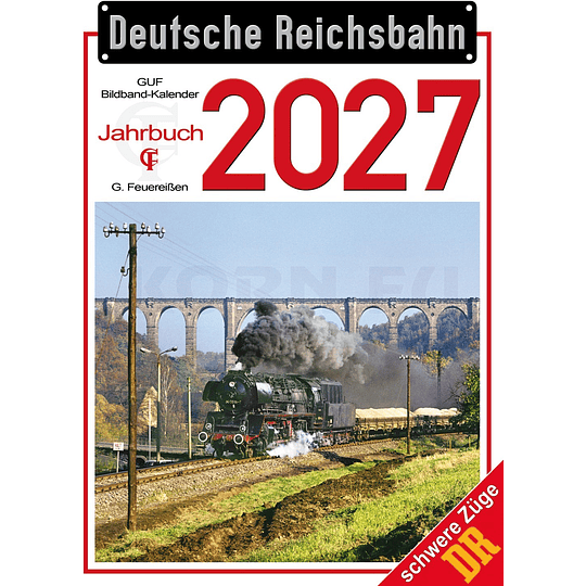Calendario Ferrocariles de DDR año 2027 Preventa
