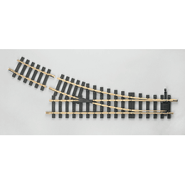 Desvio Escala G R 5 lado derecho, 30 grados, Piko 35223