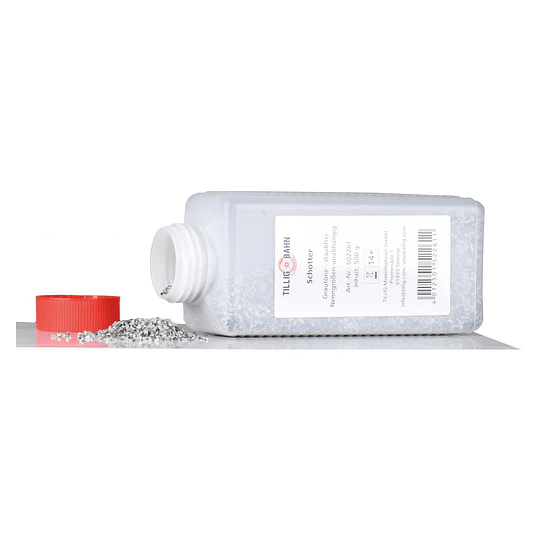 Balasto a granel de 500 gramos gris, Tillig 502261