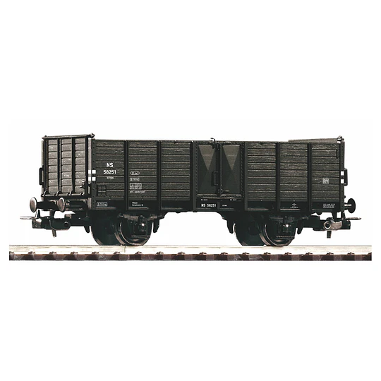 Carro/vagón de mercancía typo gondola de NS época 3, escala HO, Piko 58997 preventa