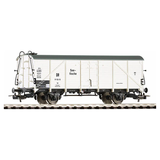 Carro/vagón de mercancía cerrado de DR época 3, escala HO, Piko 54497 preventa