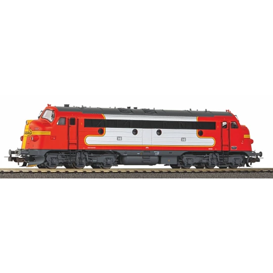 Locomotora diesel Nohab de Strabag, digital con sonido, Piko 52491