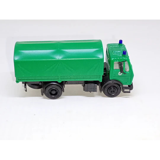 Camion policial 1/87 Modelo de vitrine, Herpa