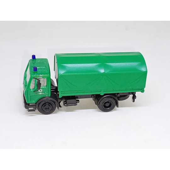 Camion policial 1/87 Modelo de vitrine, Herpa