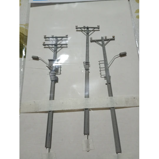 Postes de electricidad escala HO, Minitur