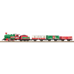Set de inicio Navidad escala HO con rieles con balasto, Piko 57081