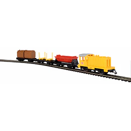 Set de Inicio para niños, locomotora diesel de patio con 3 carros, Piko 57090