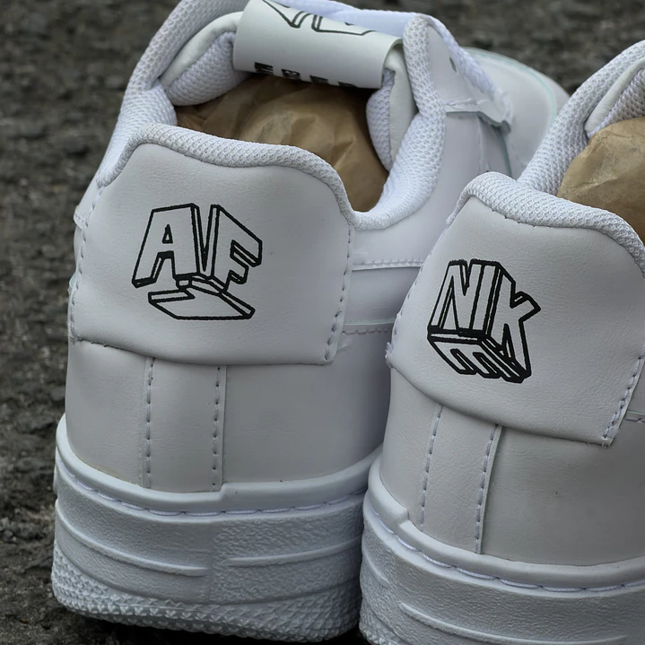 Af1 blanco suela  3