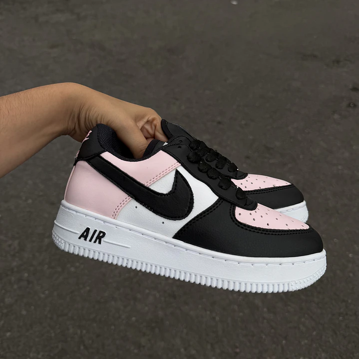 Af1 negro y rosa 1