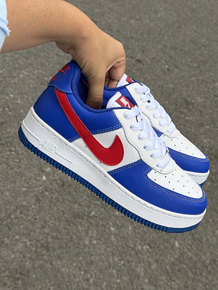 Af1 azul completo/ rojo