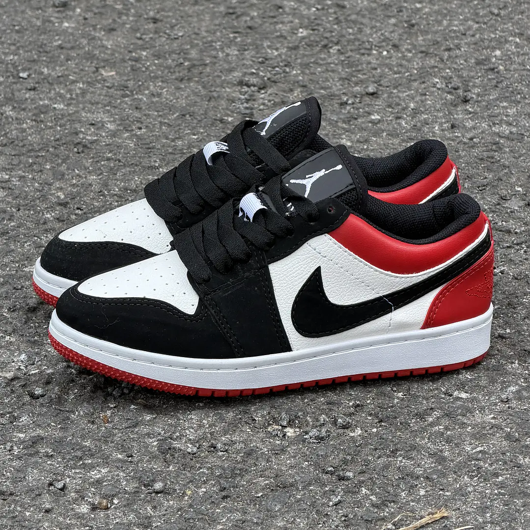 Jordan corto rojo y negro  1