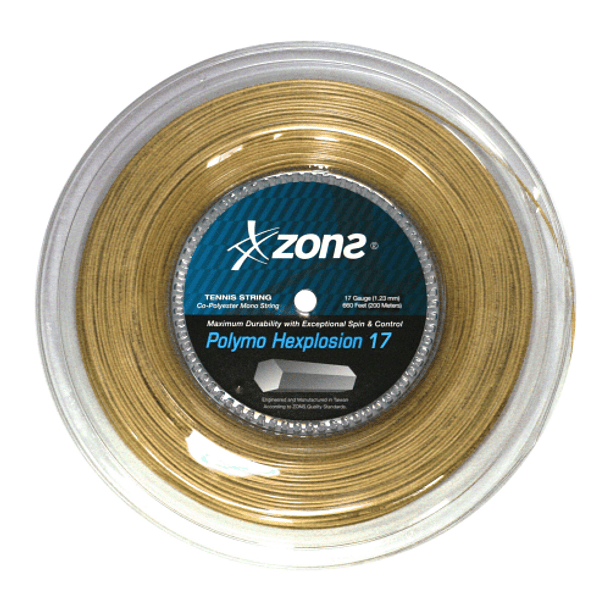 Zons POLYMO HEXPLOSION 1.23 / 17 Ambar - Rollo 200 mts 