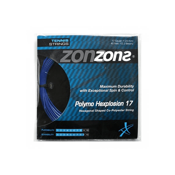 Zons POLYMO TOUR 1.23 / 17 Azul - Set 1 cuerda 