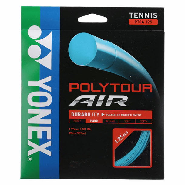 YONEX POLY TOUR AIR 1.25 / 16L Celeste -Set 1 Cuerda 