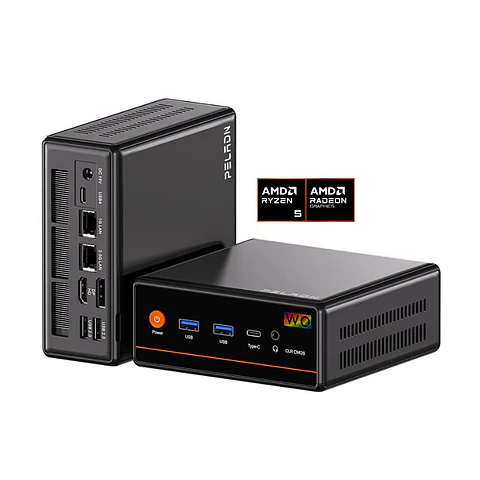 Mini PC Peladn WO4 Ryzen 5 7640HS 16GB DDR5 512GB SSD