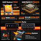 Mini PC Peladn WO4 Ryzen 5 7640HS 16GB DDR5 512GB SSD - Miniatura 5