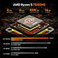 Mini PC Peladn WO4 Ryzen 5 7640HS 16GB DDR5 512GB SSD - Miniatura 6