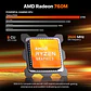 Mini PC Peladn WO4 Ryzen 5 7640HS 32GB DDR5 1TB SSD - Miniatura 7